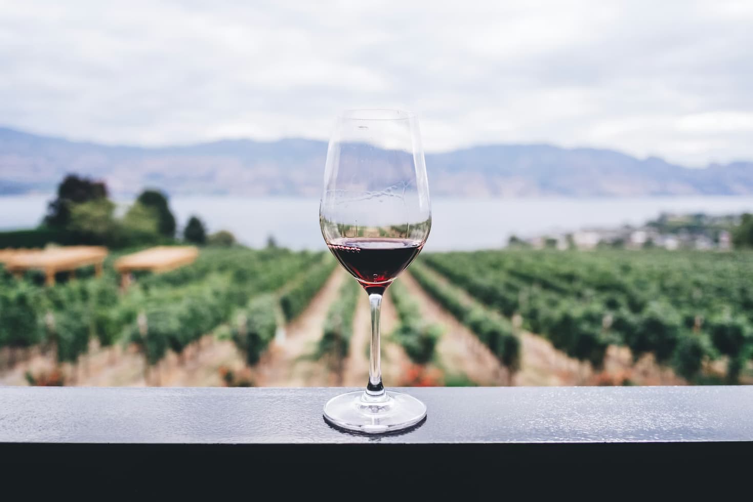 Scenic view of Penticton, BC