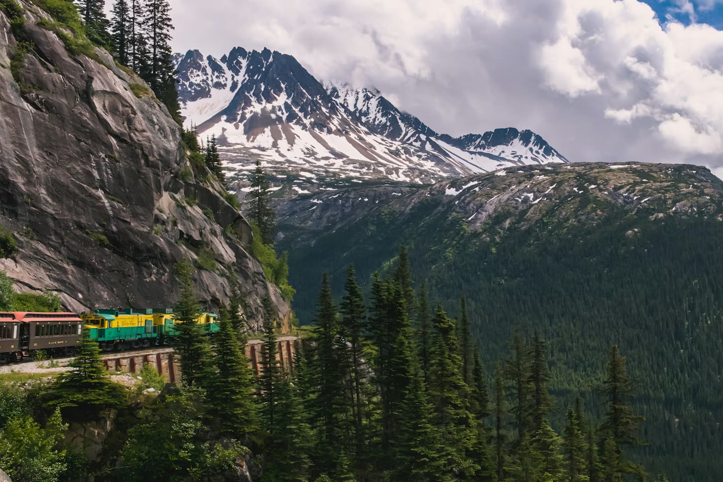 Scenic view of Skagway, Alaska